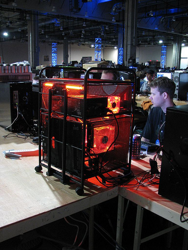 wheeled computer case